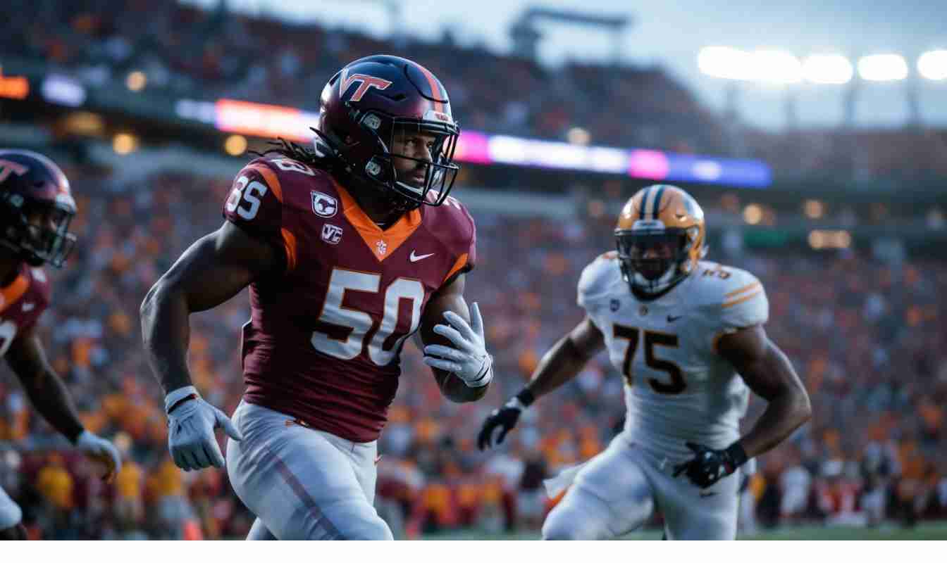 Virginia Tech Hokies vs Vanderbilt Football Match - Detailed Player Stats.